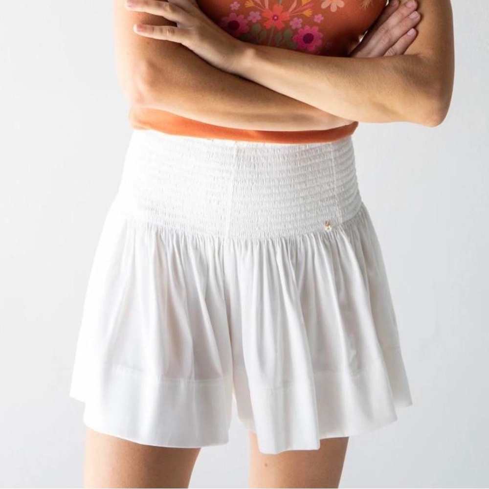 NATURAL LIFE White Mini Skirt